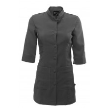 SHORT MANDARIN- SQUARE POCKET BUTTON CLOSURE